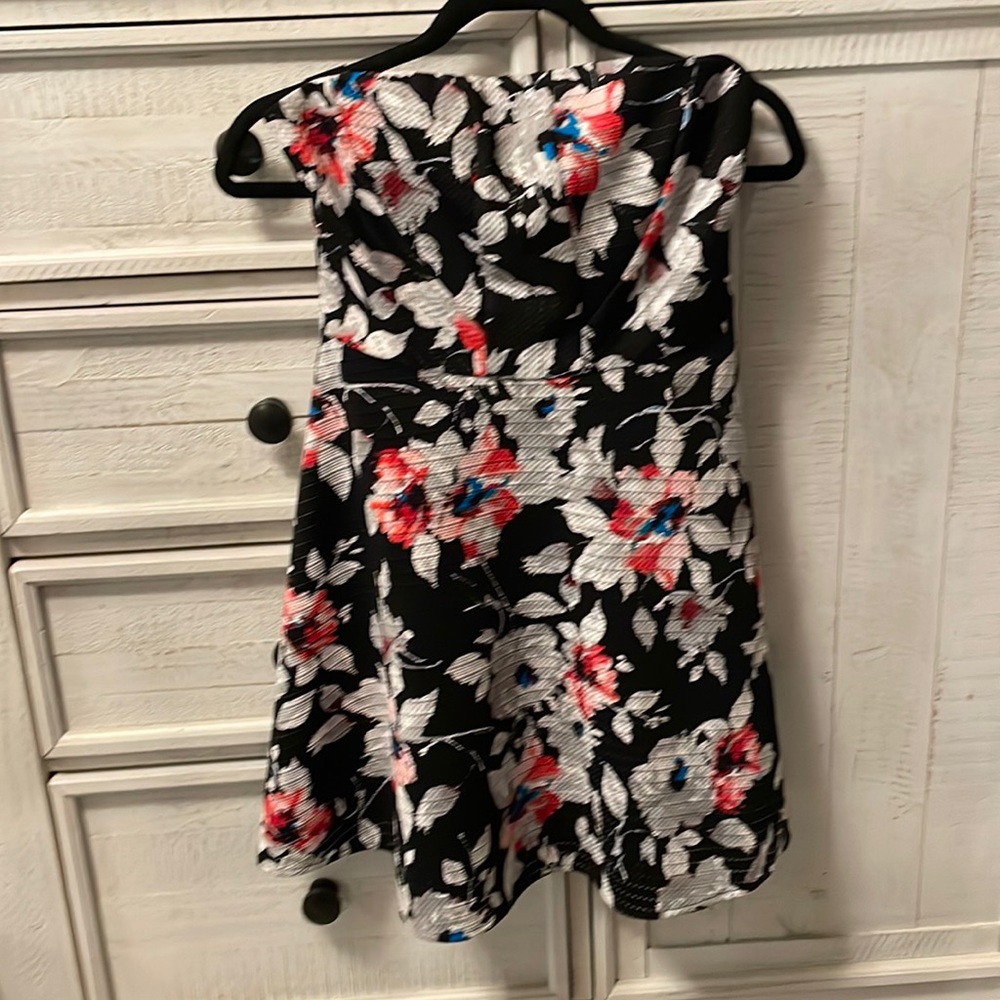 Floral tubtop dress